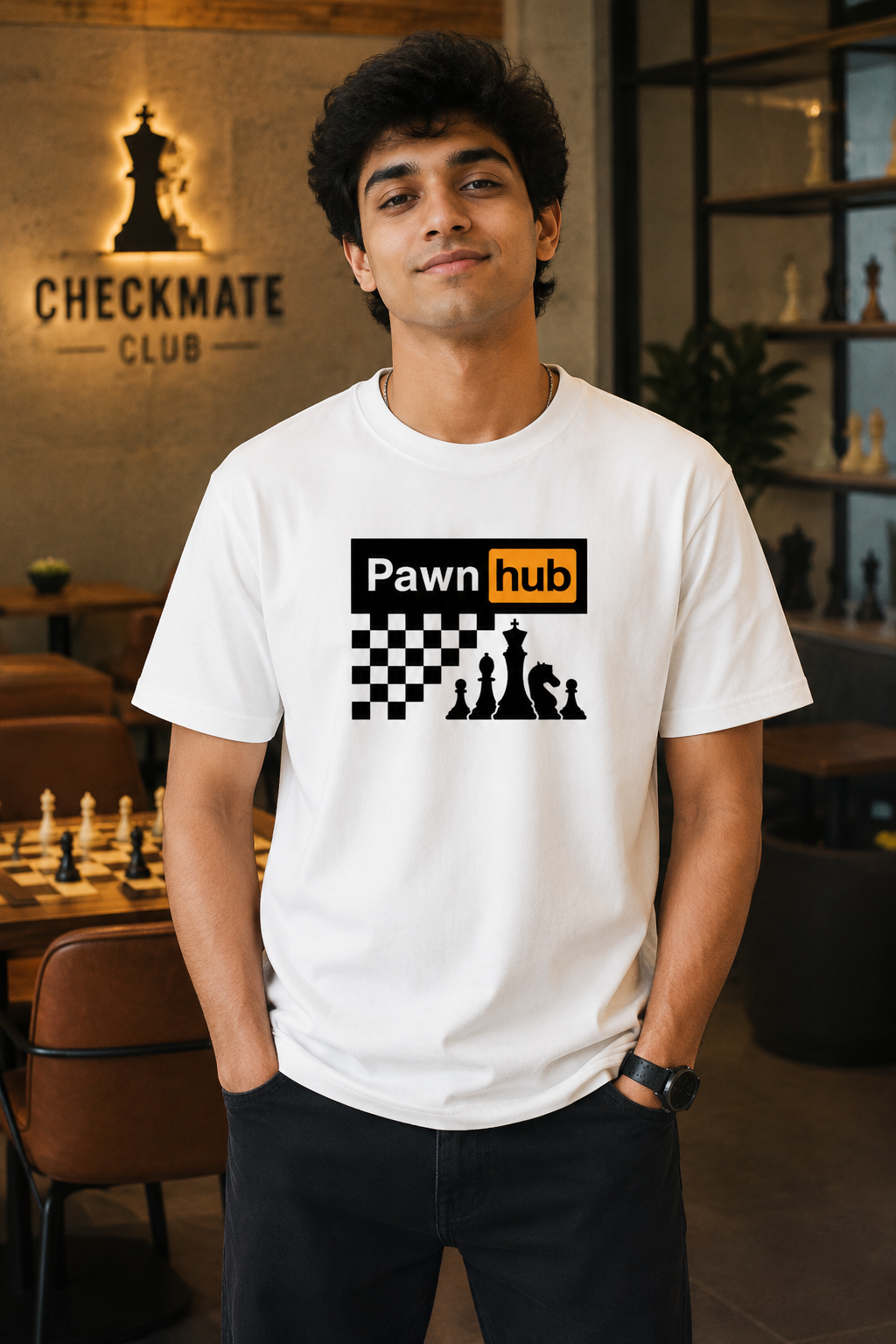Pawn Hub Chess Lover T-Shirt Unisex