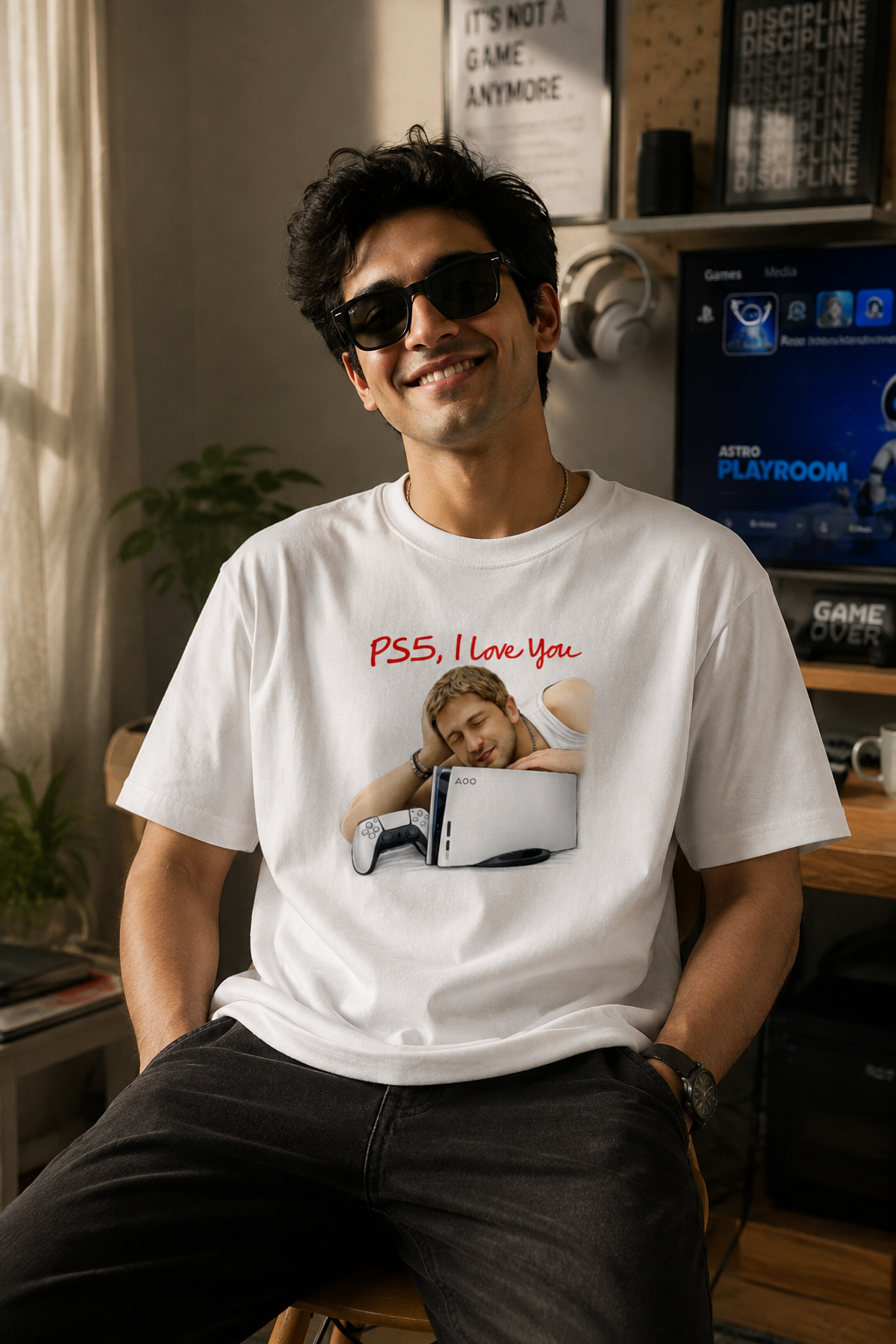 PS5, I Love You Gamer T-Shirt Unisex