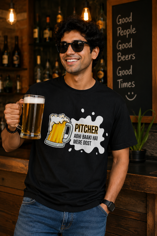 Pitcher Abhi Baaki Hai T-Shirt Unisex