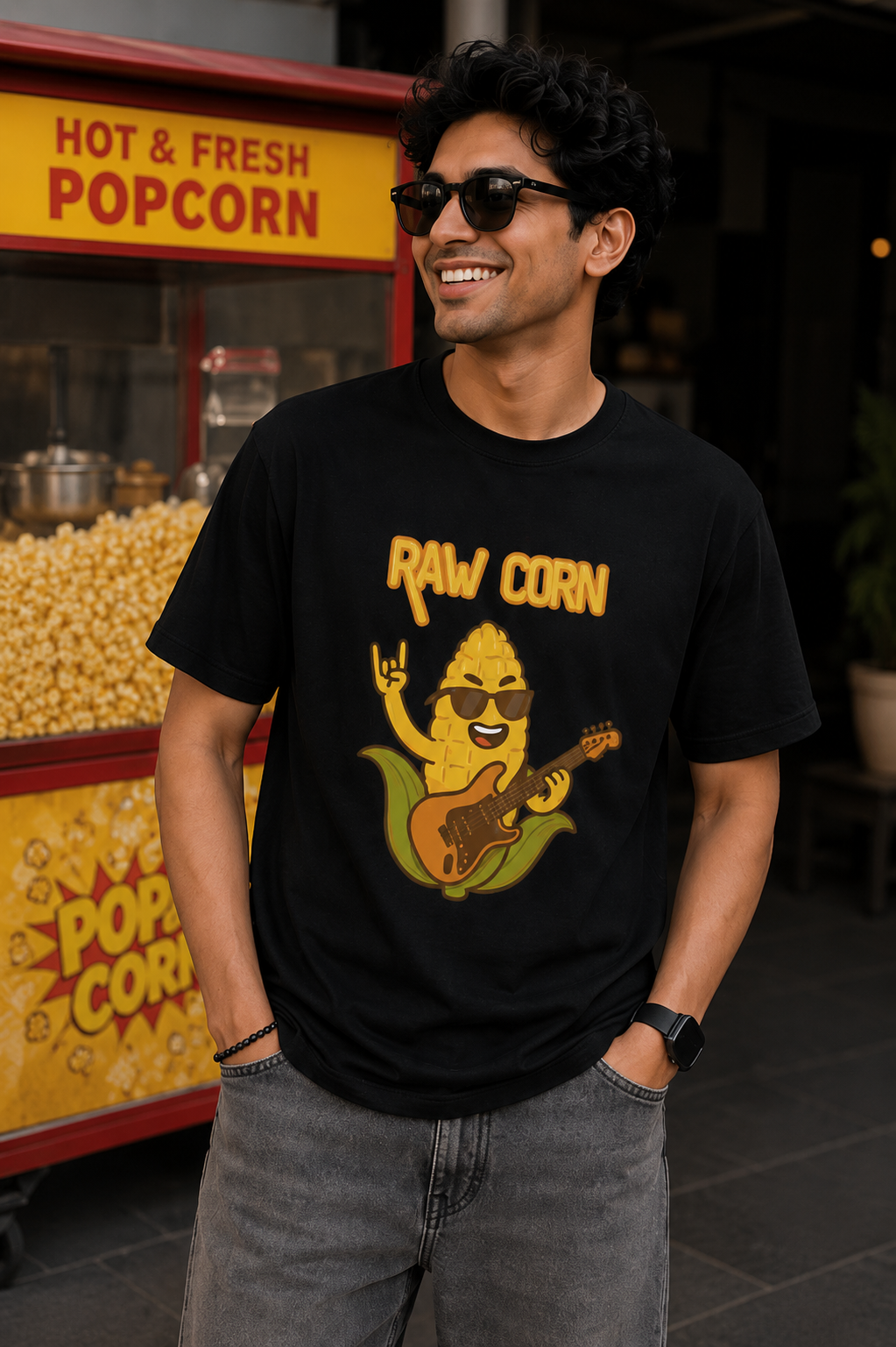 Raw Corn Rockstar Tee Unisex