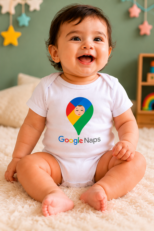 Google Naps Baby Onesie
