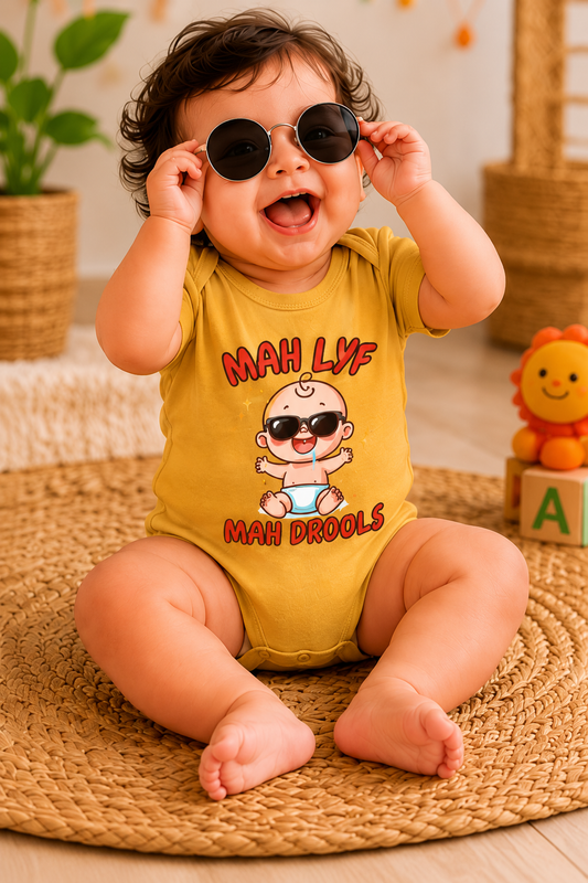 My Life My Drools Baby Onesie